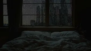 Rain Sounds on window for Deep Sleep to Relieve Fatigue | Relax Mind - Healing with Natural Sound