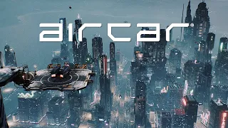 AIRCAR - Flying around a VR Cyberpunk Dystopia!