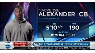 2016 NFL Draft Rd 2 Pk 54 | Minnesota Vikings Select CB Mackensie Alexander