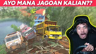 3 dump truck tumbang disini mana jagoan kalian?? Spintires Mudrunner