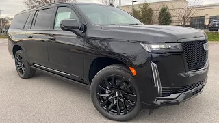 2022 Cadillac Escalade ESV Sport Platinum POV Test Drive & Review