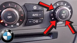 BMW E60: "REST" button (Very good in winter)