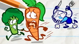 TOP 10 Pencilmation Food Moments | Animated Cartoons Characters | Animated Short Films