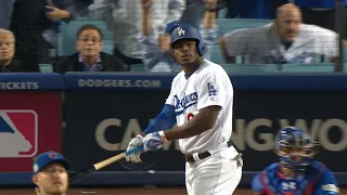 NLCS Gm1: Puig mashes a solo homer in the 7th inning