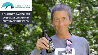 Courtney Dauwalter, 2021 UTMB Champion, Interview