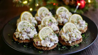 Закуска с СЕЛЕДКОЙ и ЯБЛОКОМ 🍢 Новогоднее Меню 🎄