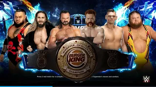 WWE 2K24 ELIMINATION CHAMBER MATCH FOR THE BURGER KING SUPERHEAVYWEIGHT CHAMPIONSHIP BELT!