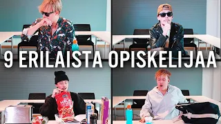 9 ERILAISTA OPISKELIJAA