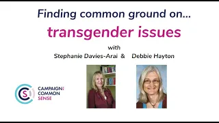 Finding common ground … on transgender issues