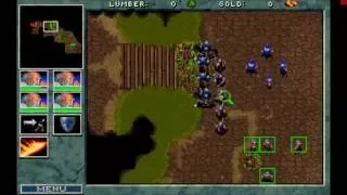 Warcraft 1 Orcs & Humans Human Campaign Miss 10 The Temple of the Damned