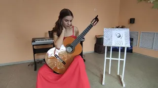 Maria Ginch – FRAUCHI International Guitar Competition 2021, First Round