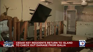 Multiple homes destroyed by Hurricane Idalia in Cedar Key