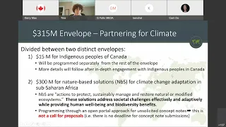 March 7, 2022: English introductory webinar-Partnering for Climate