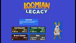 Bunnecki, but it has Melee Moves. Loomian Legacy PVP.
