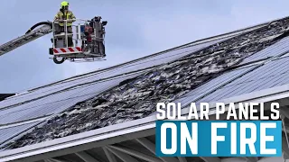 Solar Panels catch on fire