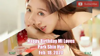 Happy Birthday Park Shin hye | Happy Shinhye Day | Feb. 18, 2020