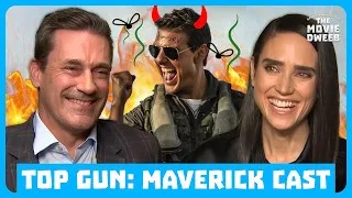 Top Gun: Maverick Cast Try To Roast Tom Cruise 🔥 | The Movie Dweeb