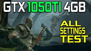 God of War - GTX 1050 TI 4GB - i5 6500 - 8GB RAM - All Settings Test - 1080p