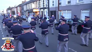 Clogher Protestant Boys FB @ Ballykeel Loyal Sons Of Ulster FB Parade 2024