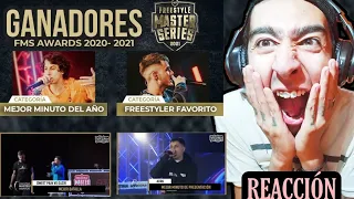 GALA OFICIAL FREESTYLE MASTER AWARDS 2020-2021 (REACCION) | ¡PREMIOS A LO MEJOR DEL AÑO DE FMS!🔥