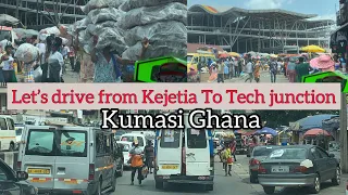 Watch what the Roads looks like from Kejetia To Tech junction in Kumasi Ghana🇬🇭shocking scenes 😳