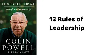 Colin Powell: It Worked for Me: In Life and Leadership by Colin Powell || Book Shelf ||