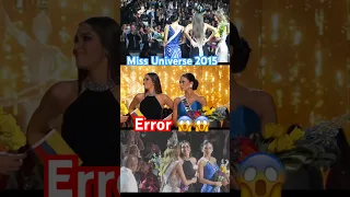 Miss Universe 2015 Spectators vs TV Final Crowing #missuniverse #missphilippines #misscolombia