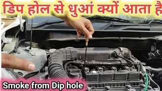 Why smoke - oil come out from dip stick hole / डिप (ऑयल चेक) होल से धुंआ क्यों आता हैEngineer Khopdi