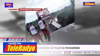 4 sugatan sa bumagsak na tulay sa Pangasinan | TELERADYO BALITA (21 Oct 2022)