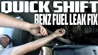 Quick Shift 2:  Fixing the fuel lines on the Benz