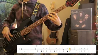 Queen - The March Of The Black Queen / Funny How Love Is (Bass Cover WITH PLAY ALONG TABS)