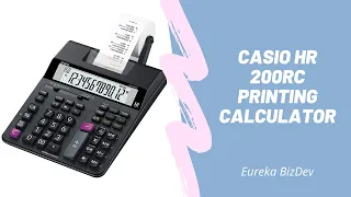 Casio HR 200RC Printing Calculator | $100k Bonuses in Description