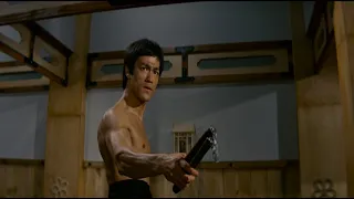 Fist of Fury 1972 Bruce Lee vs Japanese Dojo scene 4K