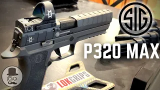 Sig Sauer P320 Max -  Review of the only "out of the box" carry optics ready competition gun