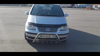 F1-09.6 для Volkswagen Sharan (2000-2010) передняя дуга кенгурятник