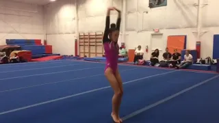 First level 4 gymnastics competition