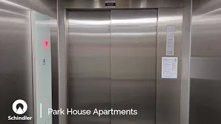 Schindler 3300 elevators with touch keypad – Park House Apartments, Zelenogradsk, Kaliningrad R., RU