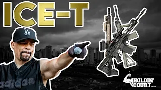 Ice T and Big Court talk guns | Ice T shows off new toy ( Part 8 )