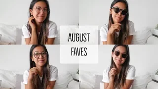 AUGUST FAVORITES || GLASSES / T-SHIRT TRY-ON , + SKINCARE