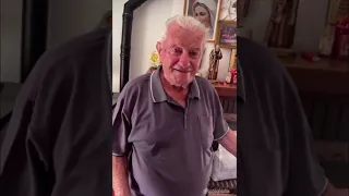 Nonno Faustino commosso per il ritorno della nipote Chiara🐊❤️