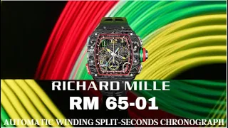 RICHARD MILLE || RM 65 01 A Masterpiece of Automatic Winding and Split Seconds Chronograph