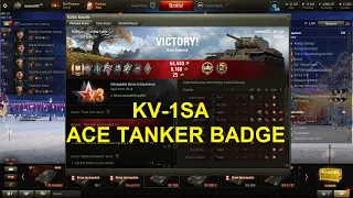 WoT - KV-1SA ACE MASTERY