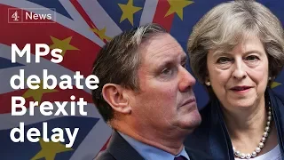 Brexit debate LIVE: MPs to vote on delaying Brexit｜#BREXIT