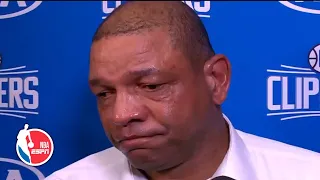 Doc Rivers in tears after hearing about death of Kobe Bryant | NBA Sound