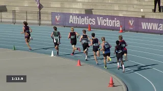 2018 Vic Schools Champs. Boys U14 800m