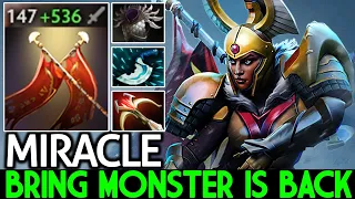 MIRACLE [Legion Commander] Bring Monster is Back Insane +600 Damage Dota 2