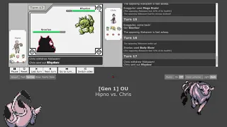 RBY OU: Hipno VS Chris (Porygon's Big Show Replay Restoration)