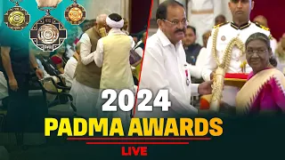 LIVE: President Murmu presents Padma Awards at Civil Investiture Ceremony-I at Rashtrapati Bhavan