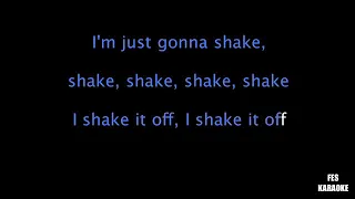 Taylor Swift   Shake It Off   Karaoke With Backing Vocals