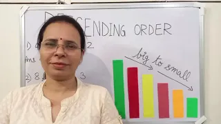 Basic concept of Descending Order || What is Descending Order || How to arrange in Descending Order